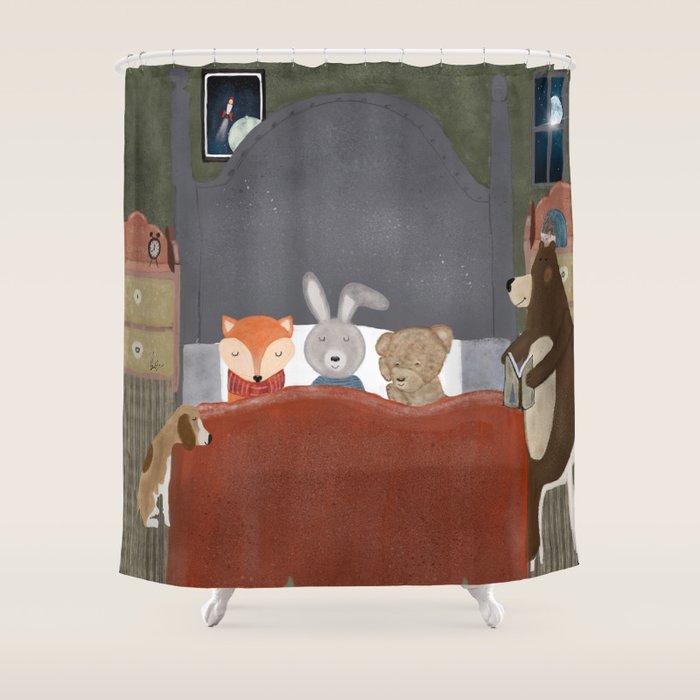 bedtime story Shower Curtain Gallery Image 1