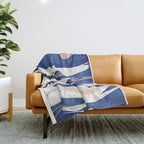 Blue as a Memory Throw Blanket Gallery Image 1