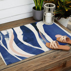 Blue as a Memory Outdoor Rug Gallery Image 2