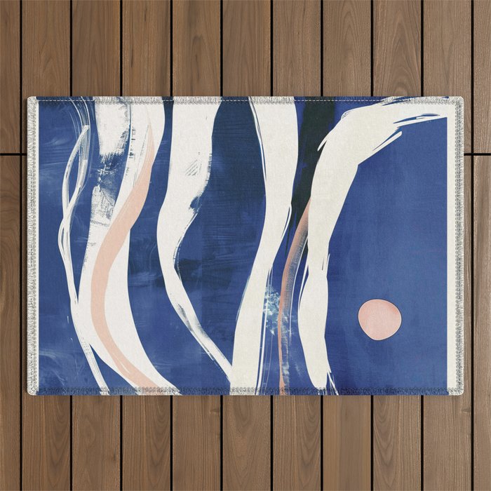 Blue as a Memory Outdoor Rug Gallery Image 1