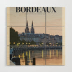 Visit Bordeaux Wood Wall Art Gallery Image 1