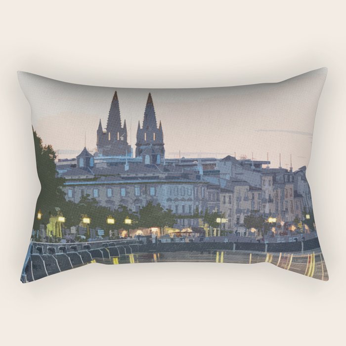 Visit Bordeaux Rectangular Pillow Gallery Image 2