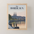 Visit Bordeaux Mini Art Print Gallery Image 1