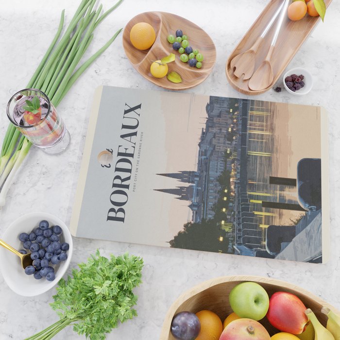 Visit Bordeaux Cutting Board Gallery Image 2