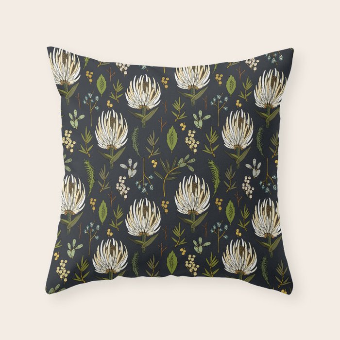 PROTEA NEUTRAL Throw Pillow Gallery Image 6