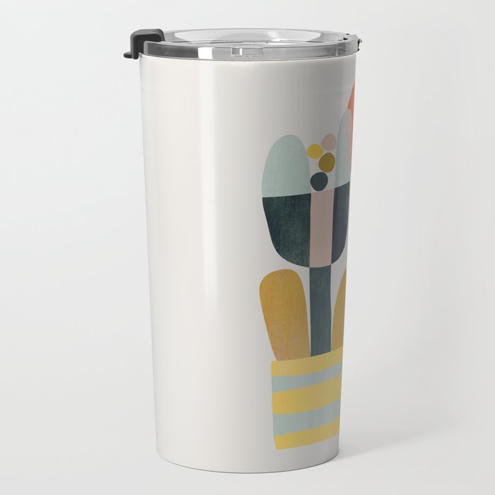 Two flowers Travel Mug Gallery Image 3