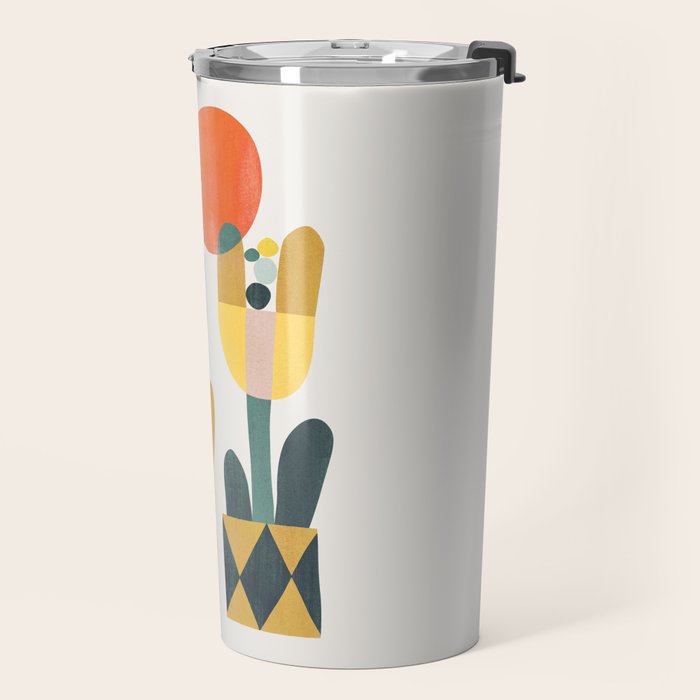Two flowers Travel Mug Gallery Image 2