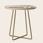 Surf Van II - Vintage Coastal Adventure Print Side Table Gallery Image 1