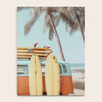Surf Van II - Vintage Coastal Adventure Print Notebook Gallery Image 4