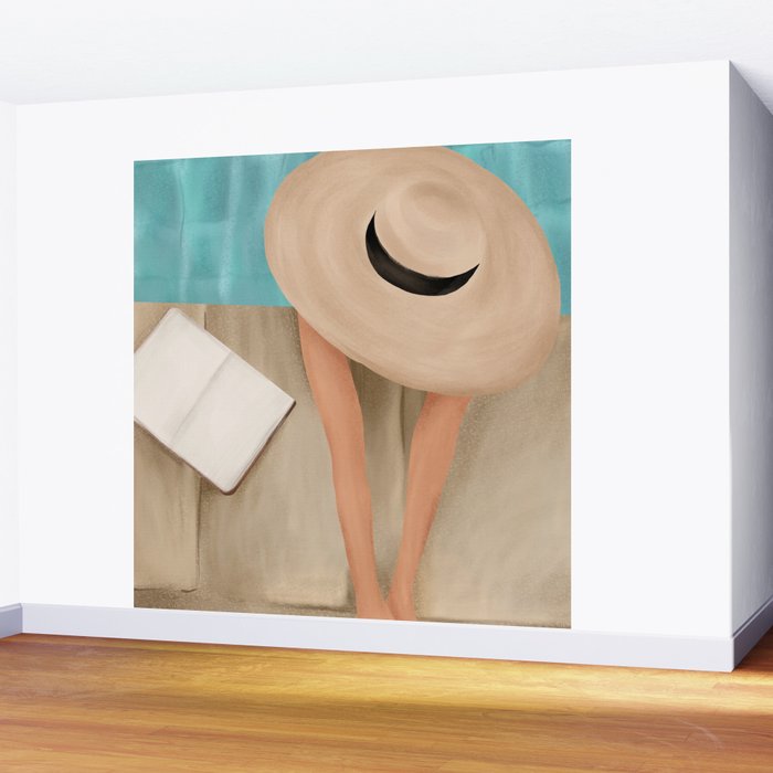 On the edge of the Pool II Wall Mural Gallery Image 2