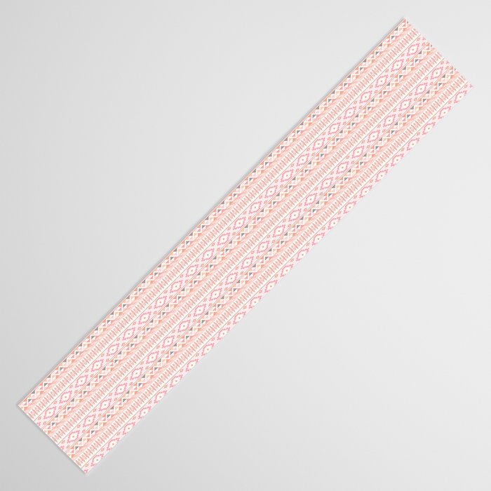 Pink Boho Tribal Aztec Table Runner Gallery Image 3