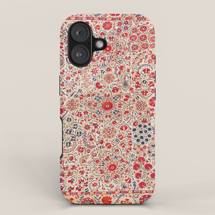 Bokhara Suzani Southwest Uzbekistan Embroidery iPhone Case Gallery Image 1