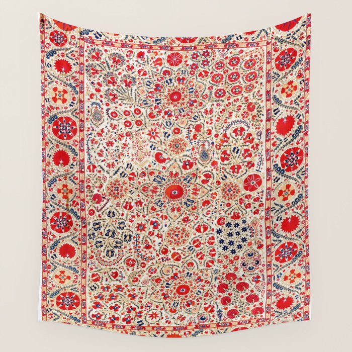 Bokhara Suzani Southwest Uzbekistan Embroidery Wall Tapestry Gallery Image 4