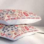 Bokhara Suzani Southwest Uzbekistan Embroidery Pillow Sham Gallery Image 3