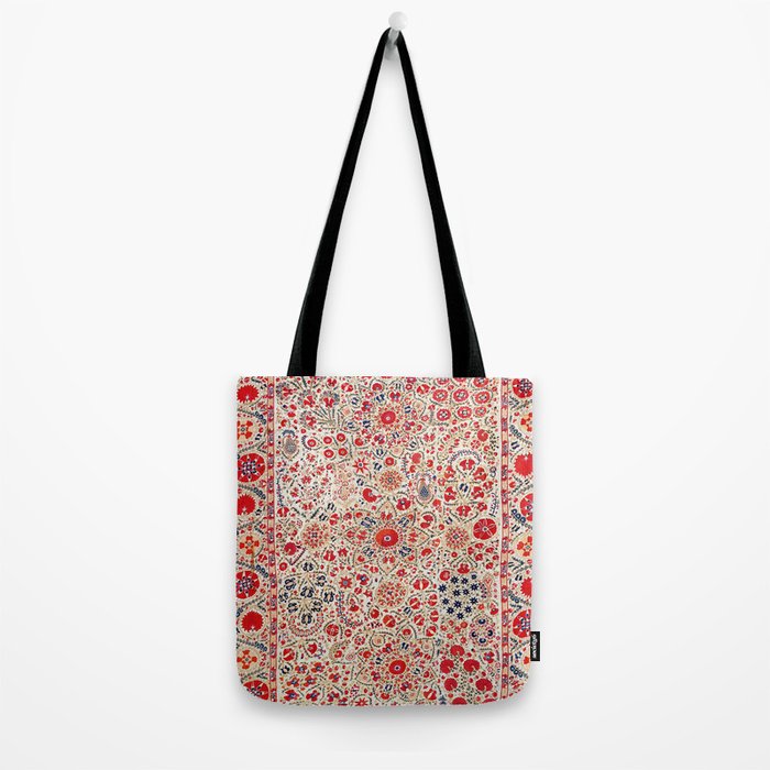 Bokhara Suzani Southwest Uzbekistan Embroidery Tote Bag Gallery Image 2