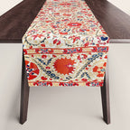 Bokhara Suzani Southwest Uzbekistan Embroidery Table Runner Gallery Image 1
