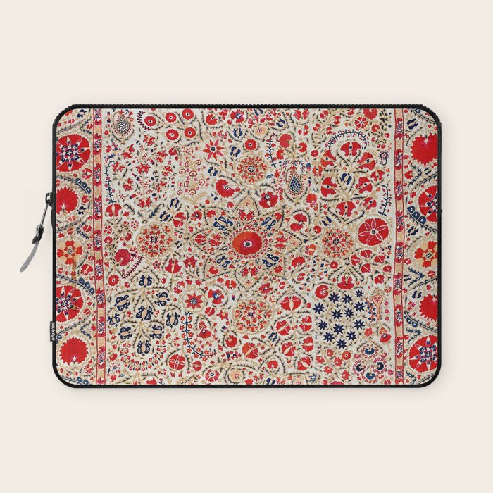 Bokhara Suzani Southwest Uzbekistan Embroidery Laptop Sleeve Gallery Image 1