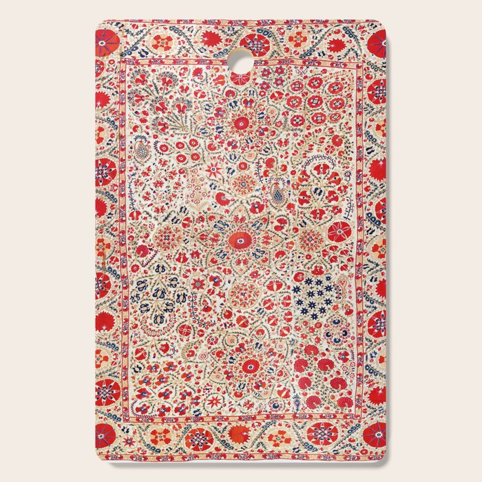 Bokhara Suzani Southwest Uzbekistan Embroidery Cutting Board Gallery Image 1