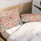 Bokhara Suzani Southwest Uzbekistan Embroidery Pillow Sham Gallery Image 2