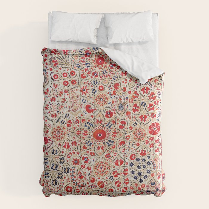 Bokhara Suzani Southwest Uzbekistan Embroidery Comforter Gallery Image 1