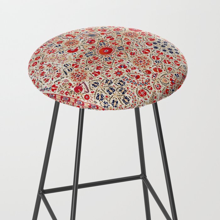 Bokhara Suzani Southwest Uzbekistan Embroidery Stool Gallery Image 2