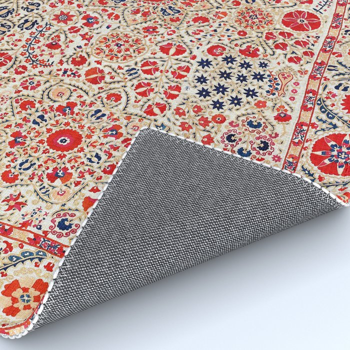 Bokhara Suzani Southwest Uzbekistan Embroidery Rug Gallery Image 4