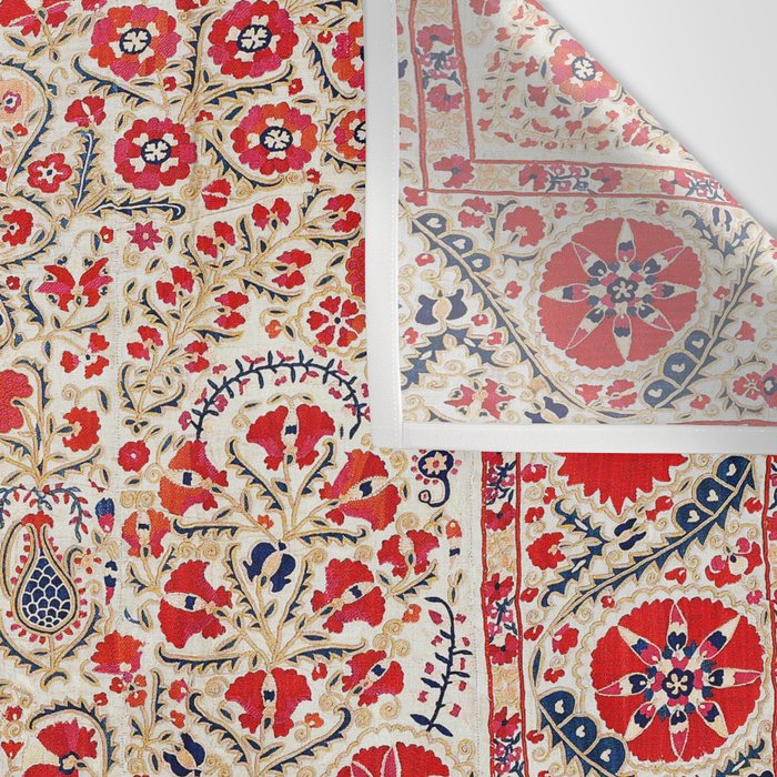 Bokhara Suzani Southwest Uzbekistan Embroidery Wall Tapestry Gallery Image 3