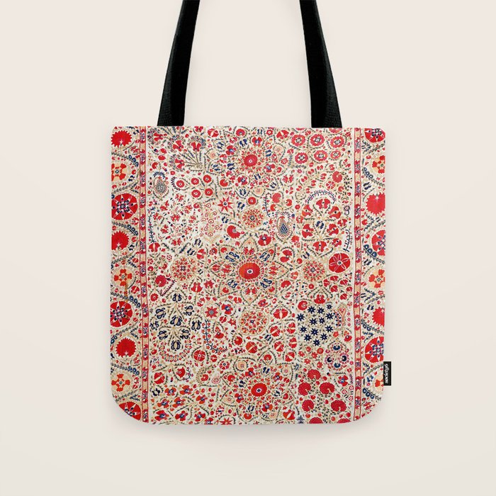 Bokhara Suzani Southwest Uzbekistan Embroidery Tote Bag Gallery Image 1