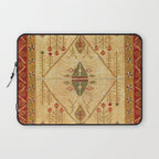 Bikaner Dhurrie Northwest Indian Kilim Print Laptop Sleeve Gallery Image 1