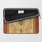 Bikaner Dhurrie Northwest Indian Kilim Print Laptop Sleeve Gallery Image 2