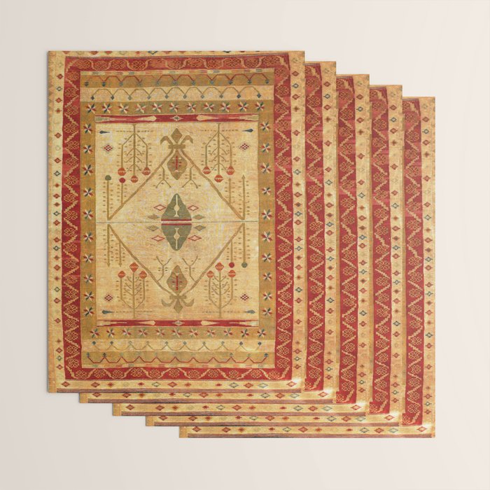 Bikaner Dhurrie Northwest Indian Kilim Print Wrapping Paper Gallery Image 3