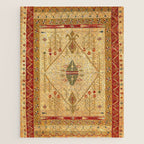 Bikaner Dhurrie Northwest Indian Kilim Print Jigsaw Puzzle Gallery Image 1
