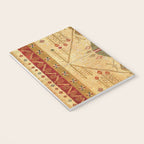 Bikaner Dhurrie Northwest Indian Kilim Print Notebook Gallery Image 3