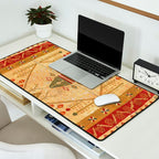 Bikaner Dhurrie Northwest Indian Kilim Print Desk Mat Gallery Image 2