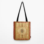 Bikaner Dhurrie Northwest Indian Kilim Print Tote Bag Gallery Image 2