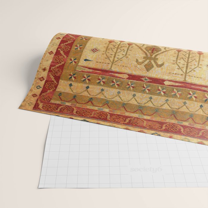Bikaner Dhurrie Northwest Indian Kilim Print Wrapping Paper Gallery Image 2