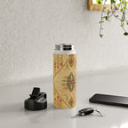 Bikaner Dhurrie Northwest Indian Kilim Print Water Bottle Gallery Image 4