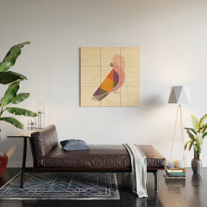 Galah Wood Wall Art Gallery Image 2