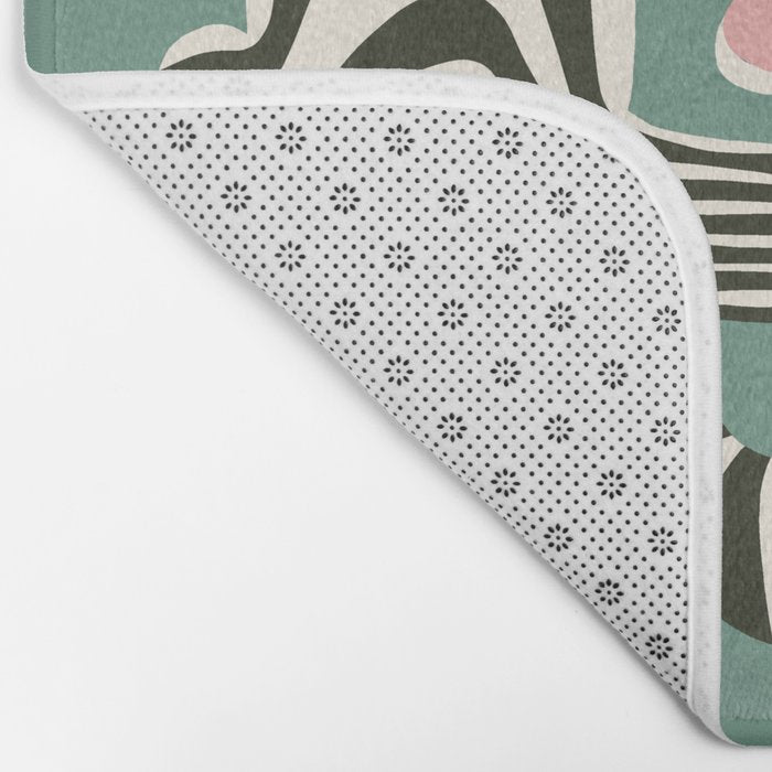Floral strip  Bath Mat Gallery Image 2