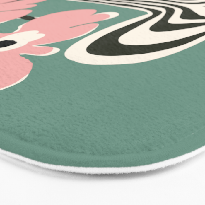 Floral strip  Bath Mat Gallery Image 3
