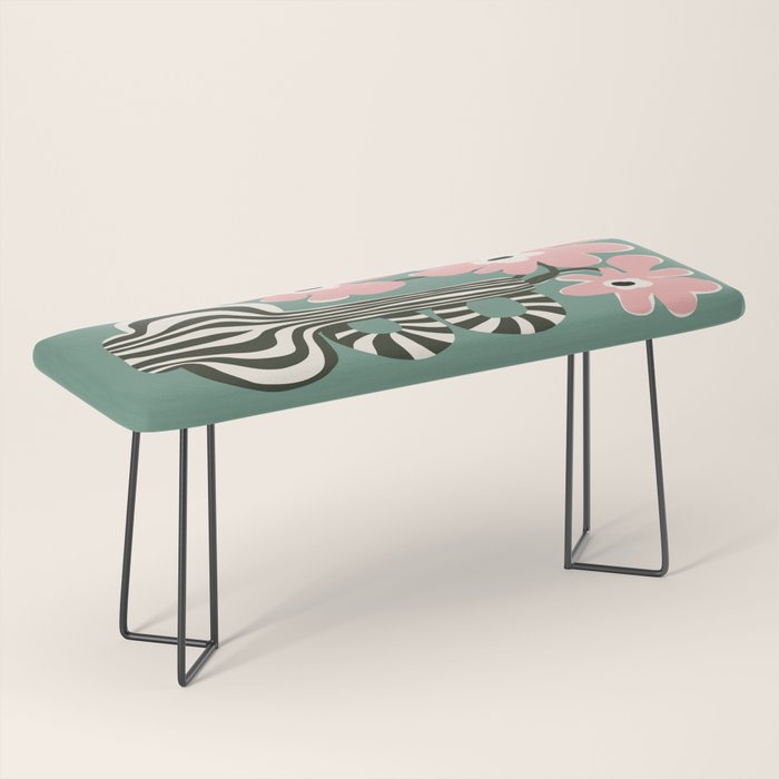 Floral strip  Bench Gallery Image 1