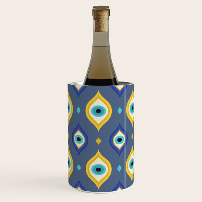 Mystic Evil Eyes Pattern Wine Chiller Gallery Image 1