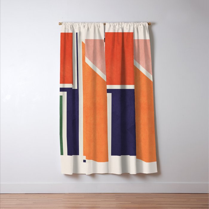 Modern Abstraction 17 Window Curtain Gallery Image 3