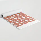 Mid Century Modern Geometric 04 Terracotta Yoga Mat Gallery Image 2