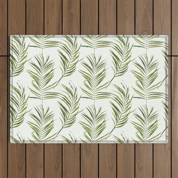 Palm Leaf Outdoor Rug Gallery Image 1
