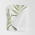 Palm Leaf Throw Blanket Gallery Image 3