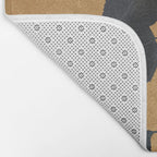 Leaf Design 12 Bath Mat Gallery Image 2