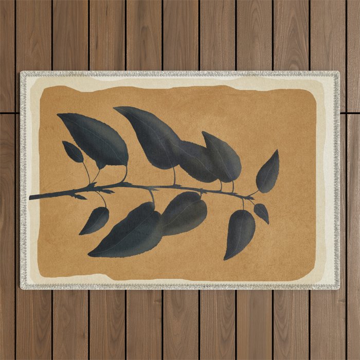 Leaf Design 12 Outdoor Rug Gallery Image 1