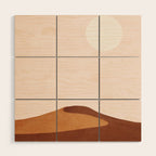 A Lonely Dune Wood Wall Art Gallery Image 1
