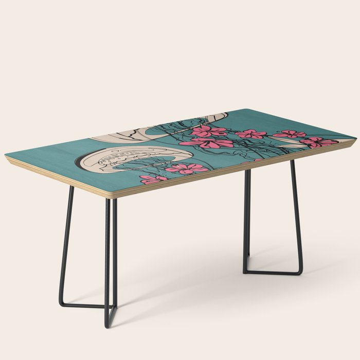 Floral Jellyfishes 1 Coffee Table Gallery Image 1